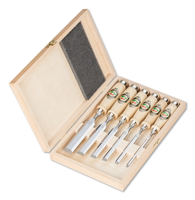 WoodRiver - Bench Chisel Set - 6 Piece  Chisel set, Wood chisel set,  Woodworking hand tools