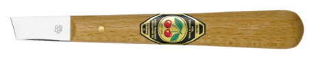 Chip Carving Knife, Straight blade, Skew edge, Hornbeam handle