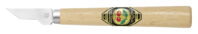 Chip Carving Knife, Small blade, Skew edge, for Intarsia, Hornbeam handle