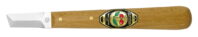 Wood Carving Knife, Straight blade, Three edges, Hornbeam handle