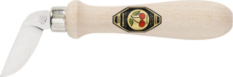 Wood Carving Knife, Bent aside, Curved edge, Hornbeam handle
