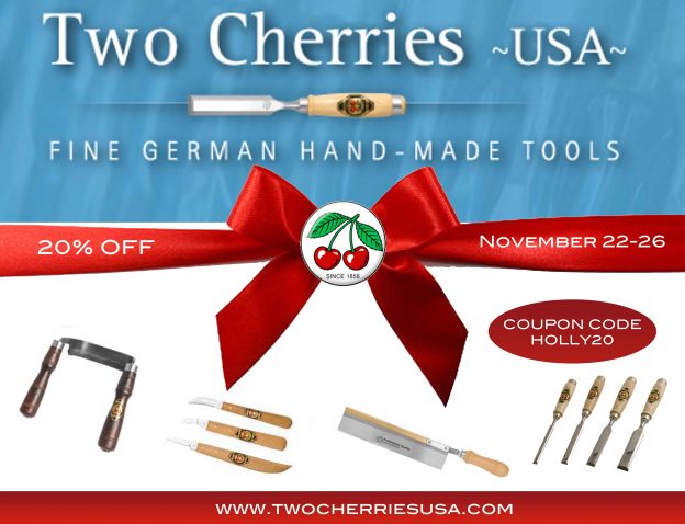 Annual Holiday Sale from Two Cherries USA – 20% Off Everything