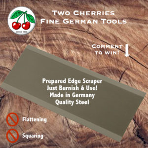 W Steel  Scraper with Prepared Edges Two Cherries  2-1/4 in 