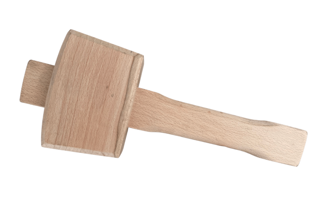 Solid Beech Wood Mallet - Two Cherries USA