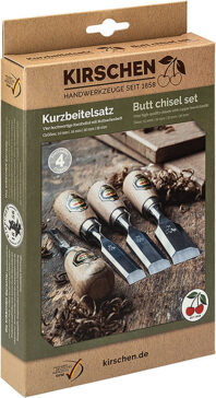 Set of 4 Butt Chisels