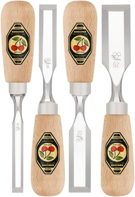 Set of 4 Butt Chisels - Image 2